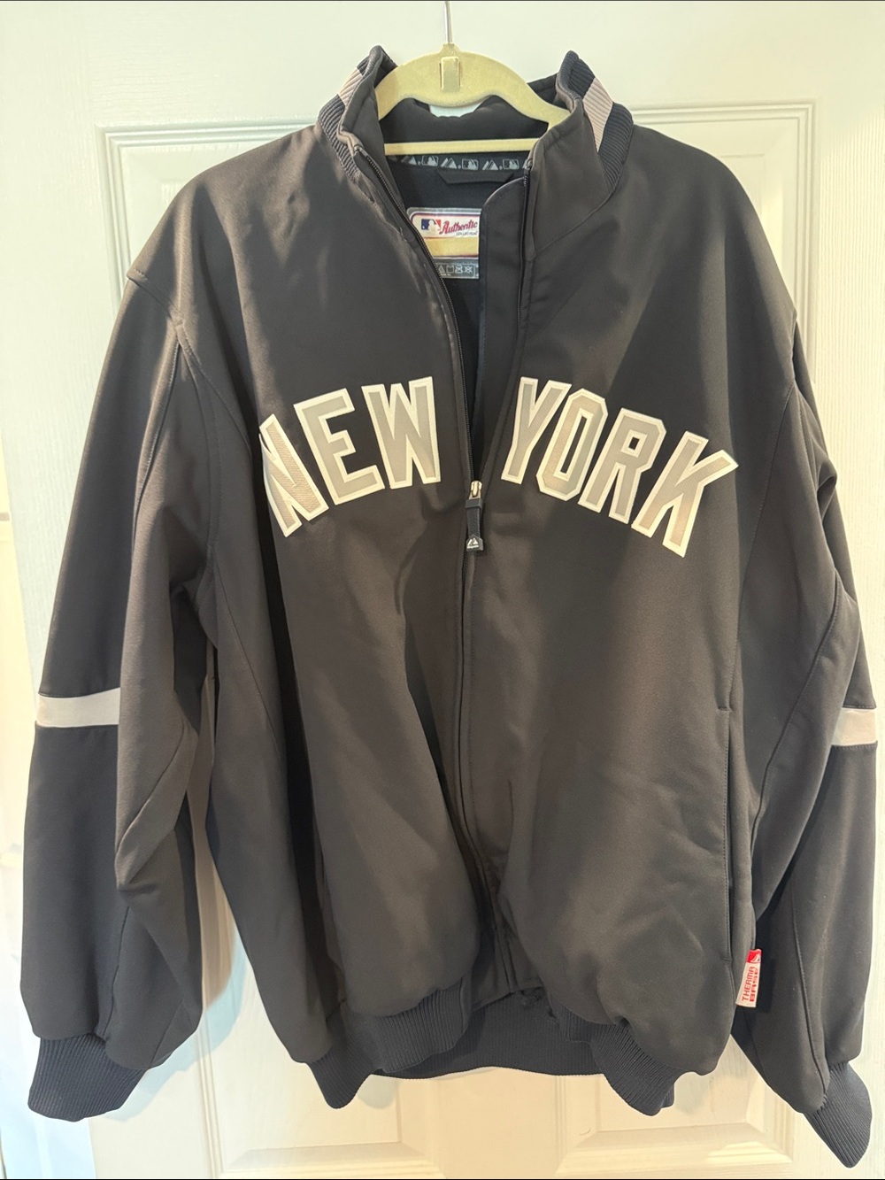 New York Yankees Mens Thermal Jacket Zip-Up